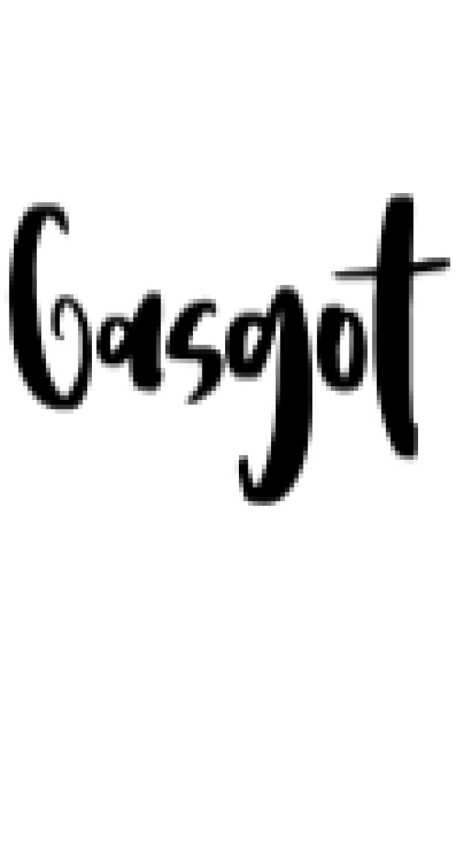 Gasgot Font Preview