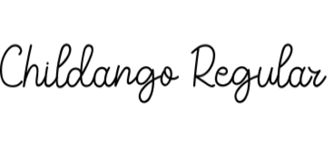 Childango Font Preview