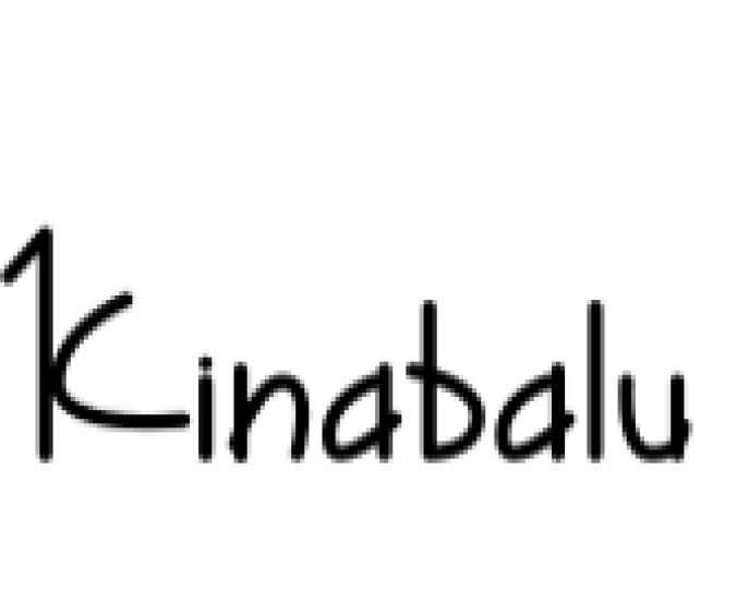 Kinabalu Font Preview