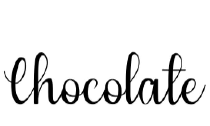 Chocolate Font Preview