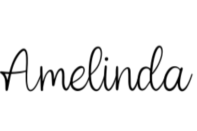 Amelinda Font Preview