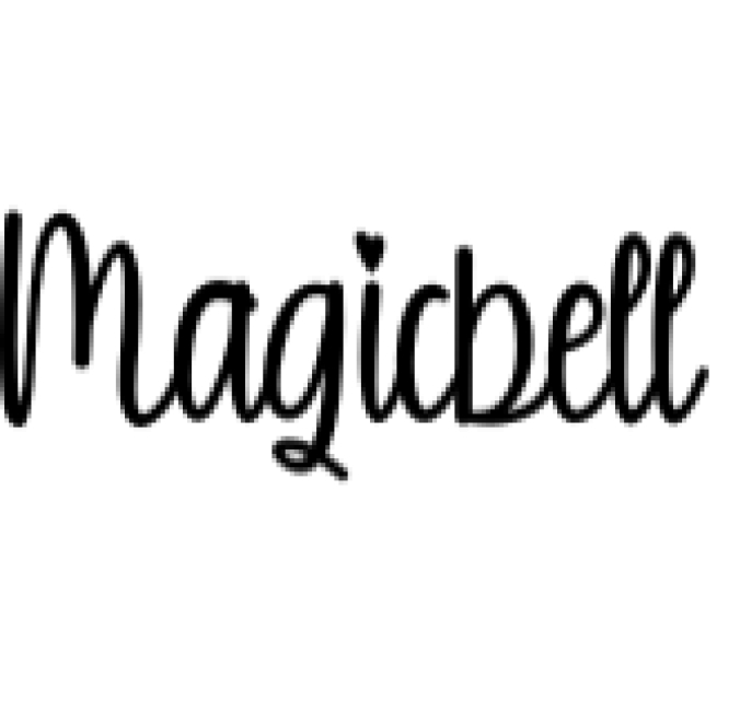 Magicbell Font Preview