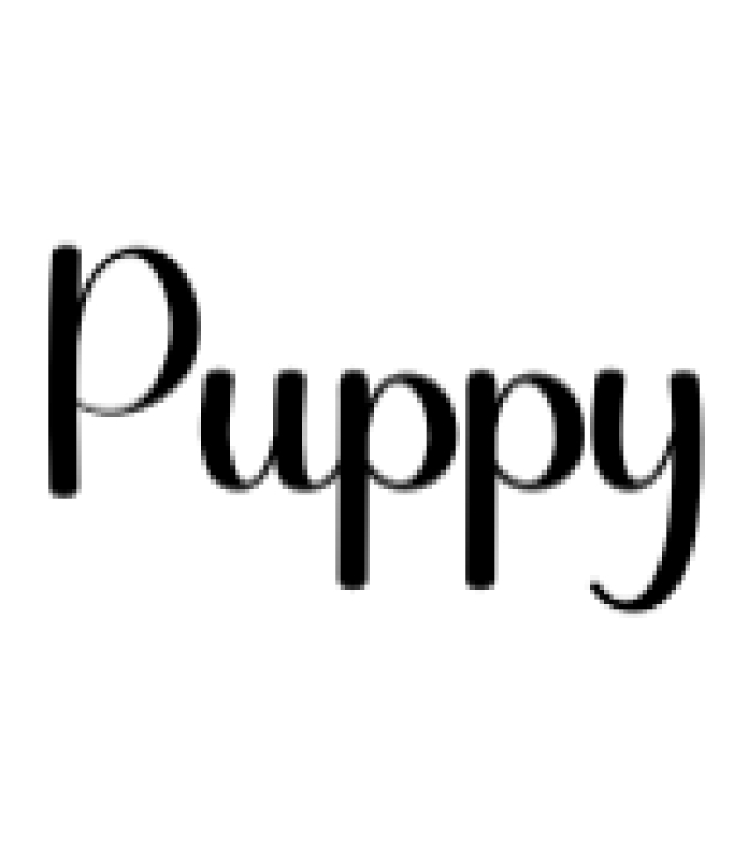Puppy Font Preview
