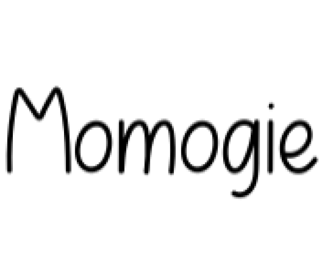 Momogie Font Preview