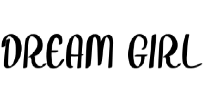 Dream Girl Font Preview