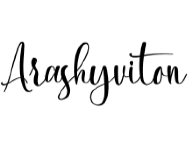 Arashyviton Font Preview