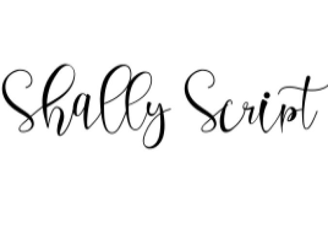 Shally Script Font Preview
