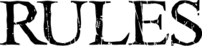 RULES Font Preview