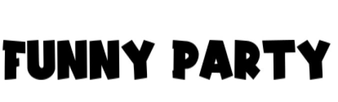 Funny Party Font Preview