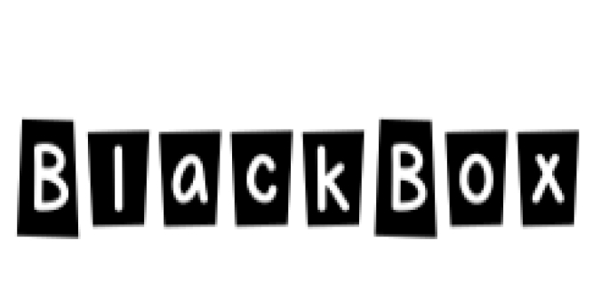 BlackBox Font Preview