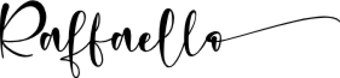 Raffaell Font Preview