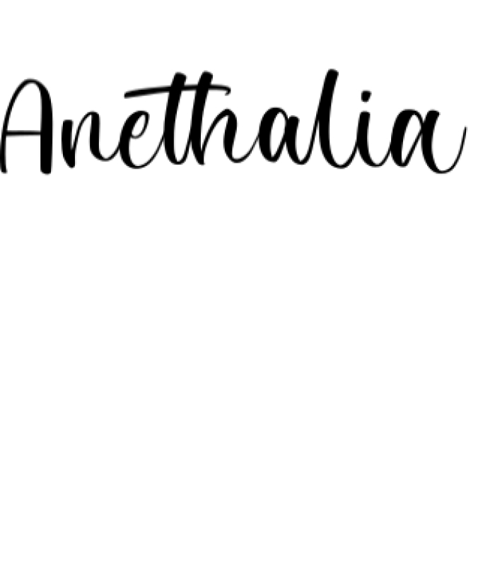 Anethalia Font Preview