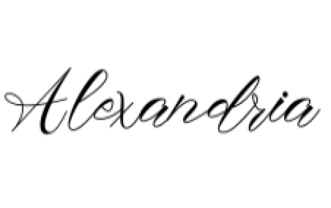 Alexandria Font Preview