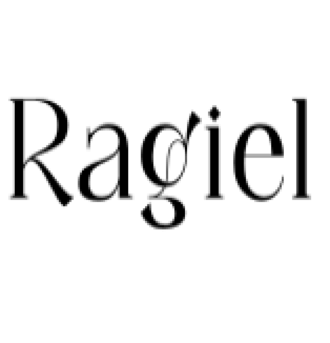 Ragiel Font Preview