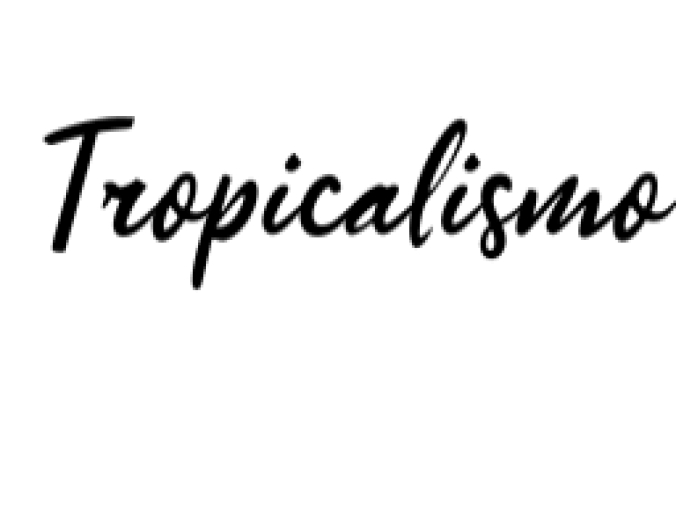 Tropicalismo Font Preview