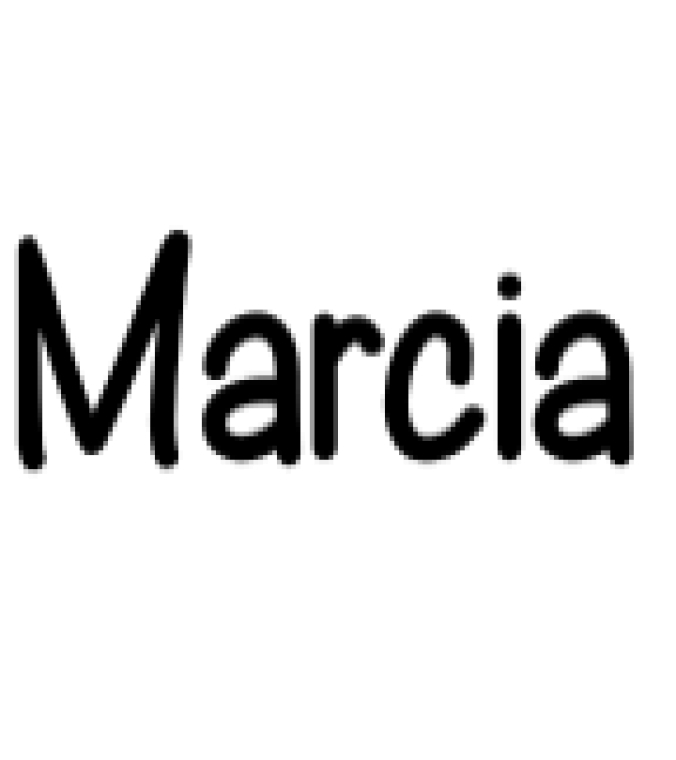 Marcia Font Preview