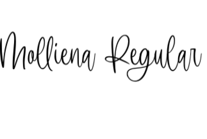 Molliena Font Preview