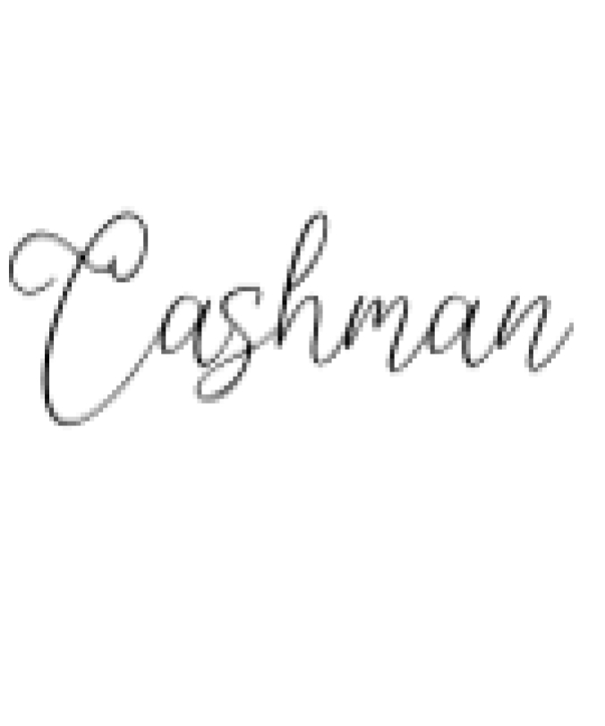 Cashman Font Preview