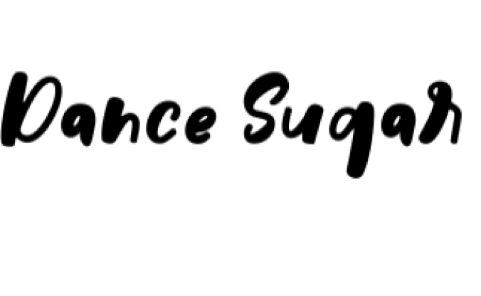 Dance Sugar Font Preview