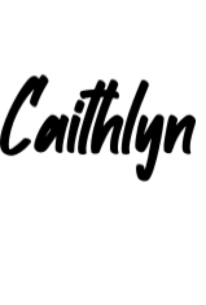 Caithlyn Font Preview