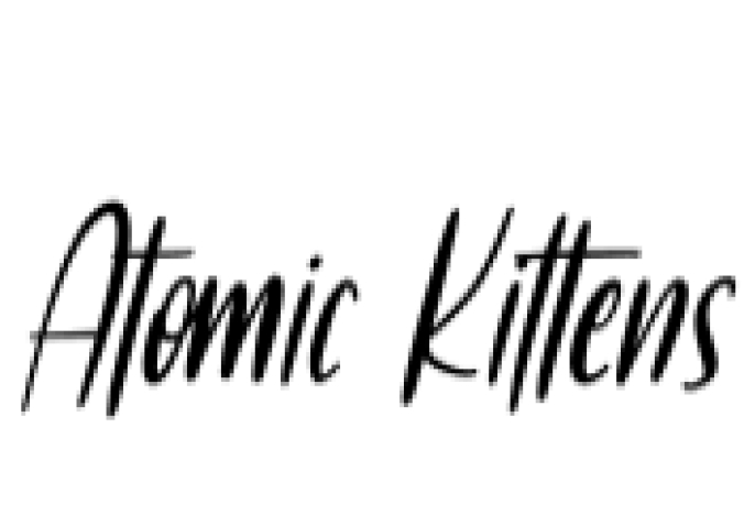 Atomic Kittens Font Preview