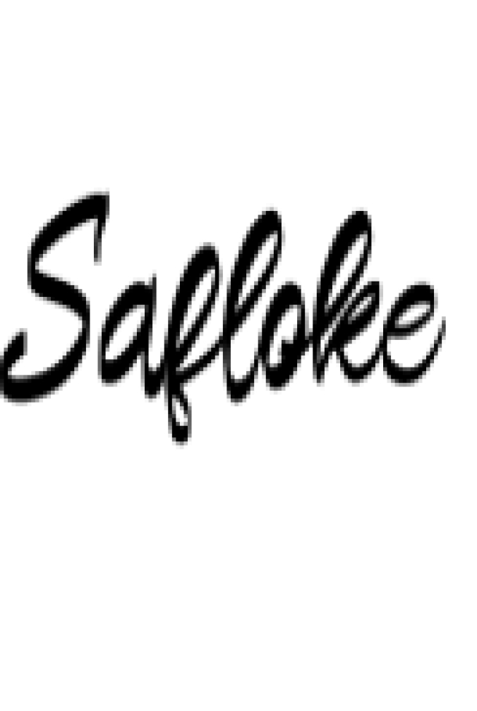 Safloke Font Preview