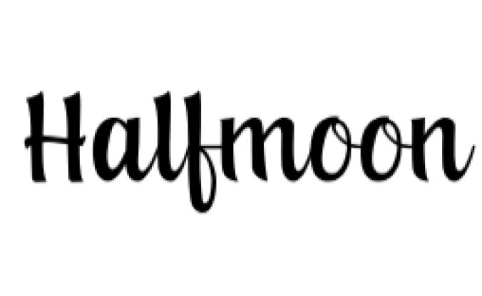 Halfmoon Font Preview