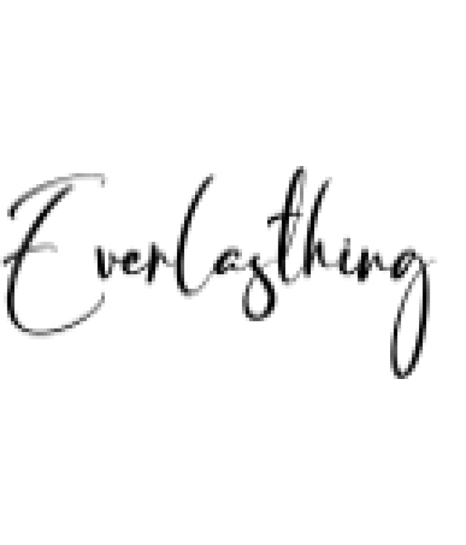 Everlasthing Font Preview