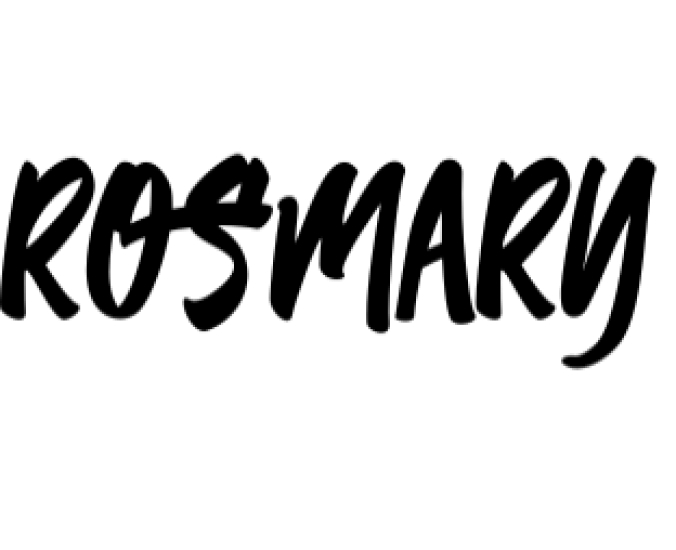 Rosmary Font Preview