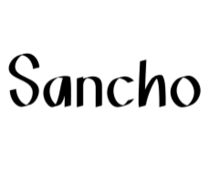 Sancho Font Preview