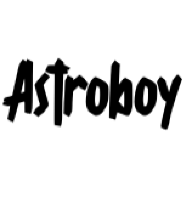 Astroboy Font Preview