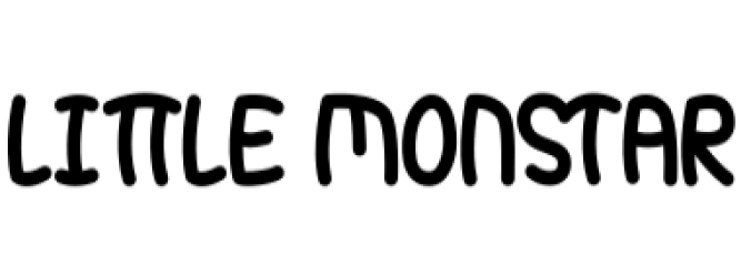 Little Monstar Font Preview