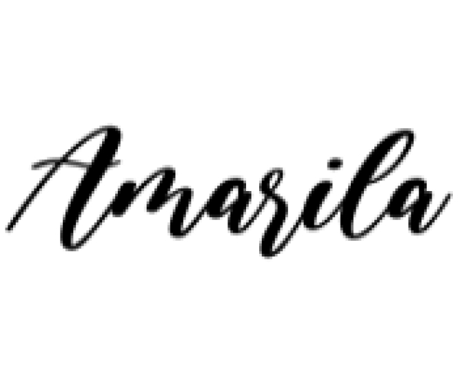 Amarila Font Preview