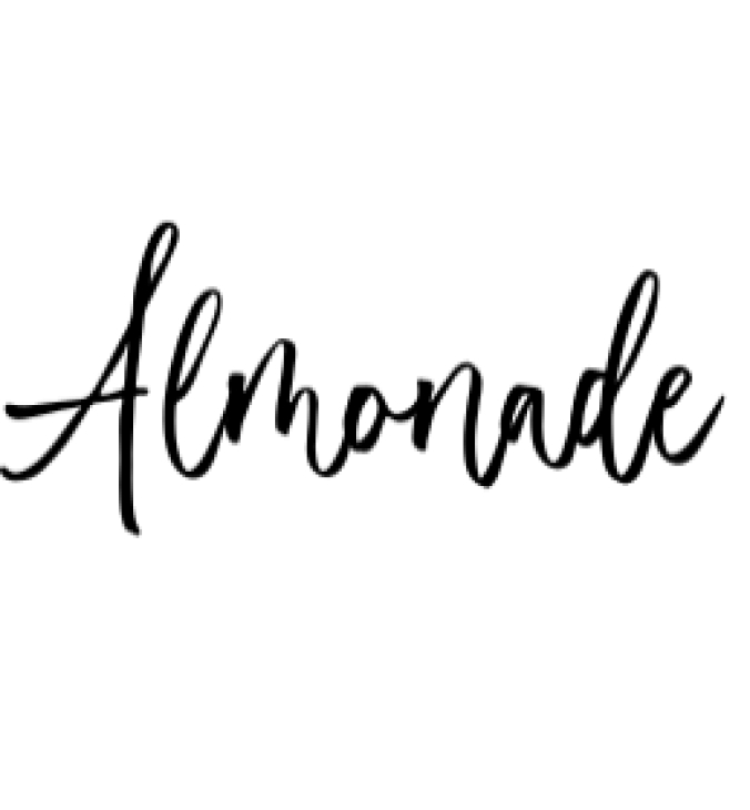 Almonade Font Preview