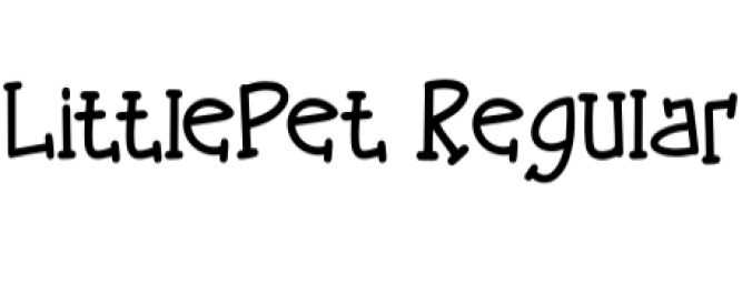 Little Pet Font Preview