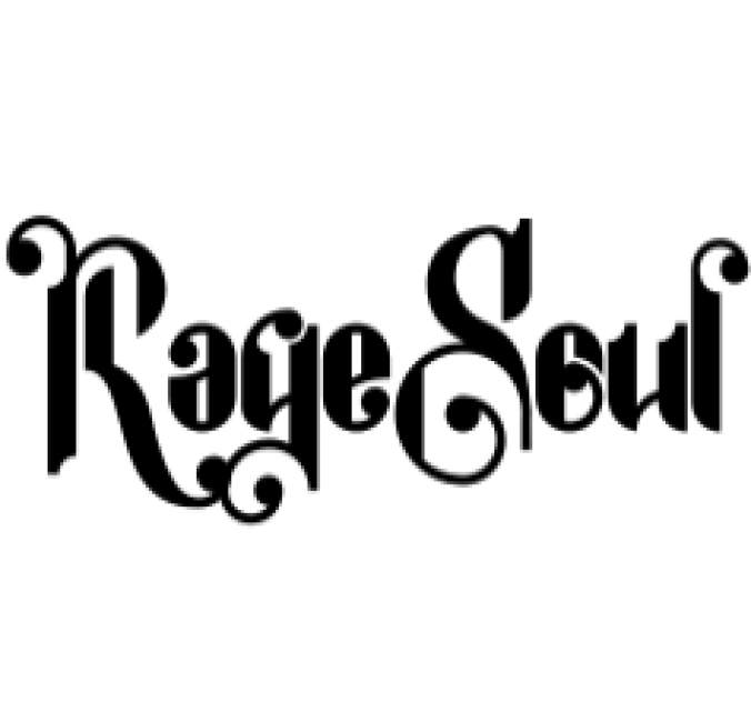 RageSoul Font Preview