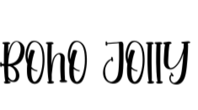 Boho Jolly Font Preview