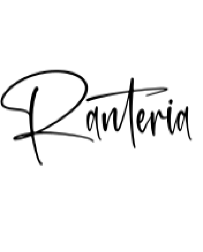 Ranteria Font Preview