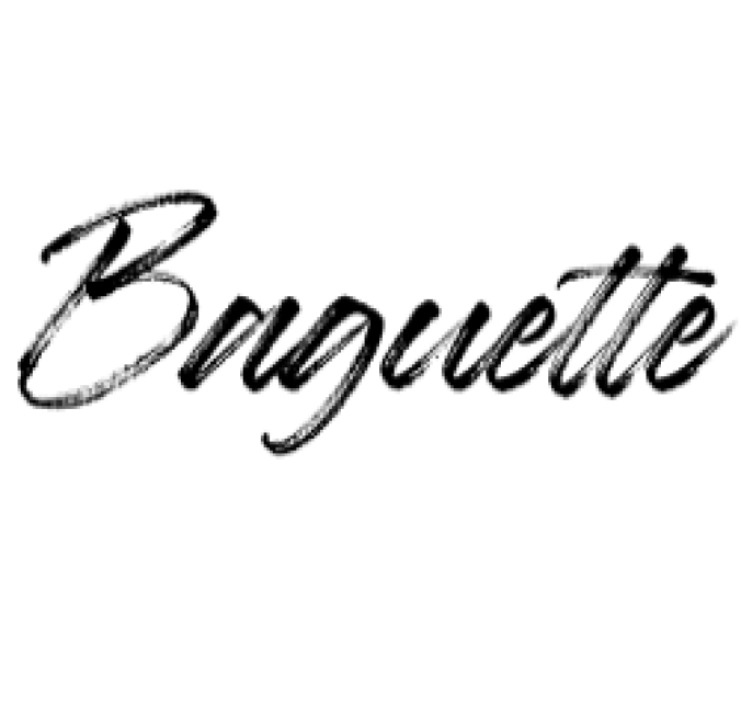 Baguette Font Preview