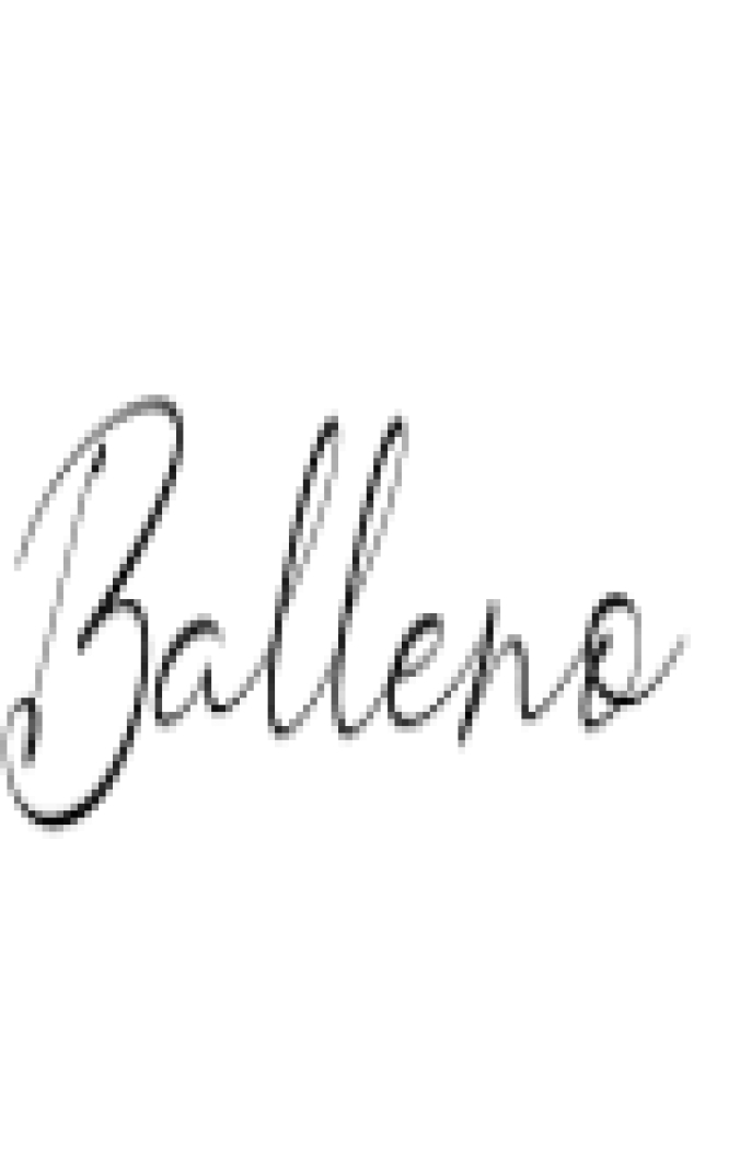 Balleno Font Preview