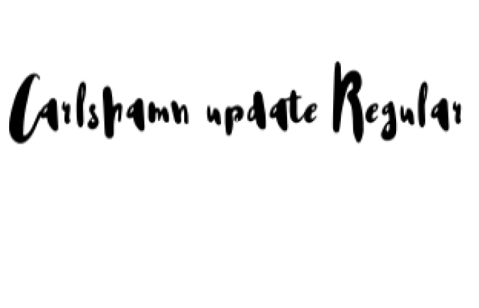 Carlshamn Font Preview