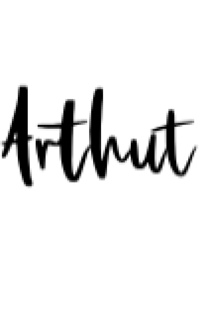 Arthut Font Preview