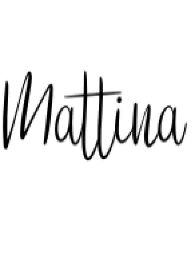 Mattina Font Preview