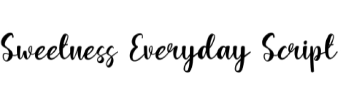 Sweetness Everyday Duo Font Preview