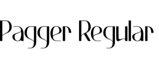 Pagger Font Preview