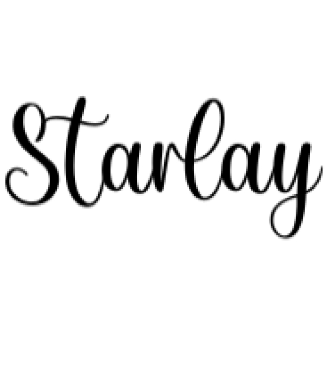 Starlay Font Preview