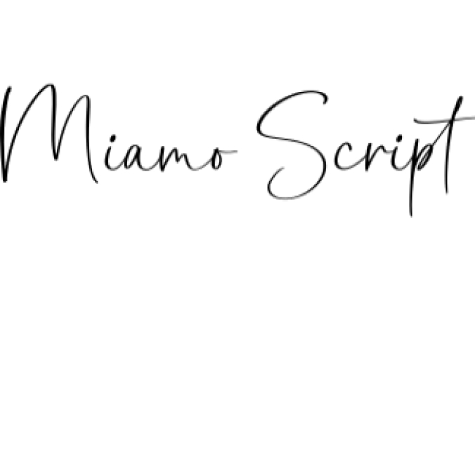 Miamo Font Preview