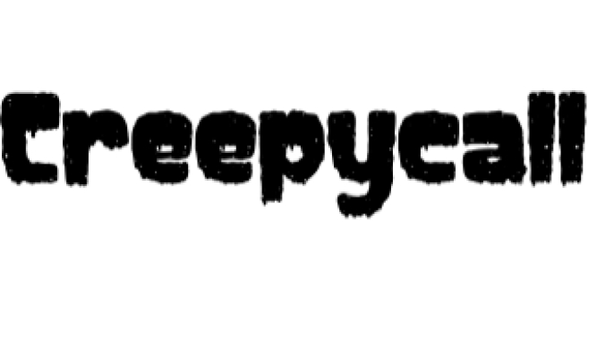 Creepycall Font Preview