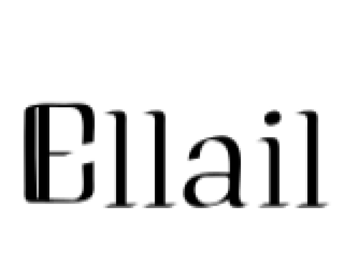 Ellail Font Preview