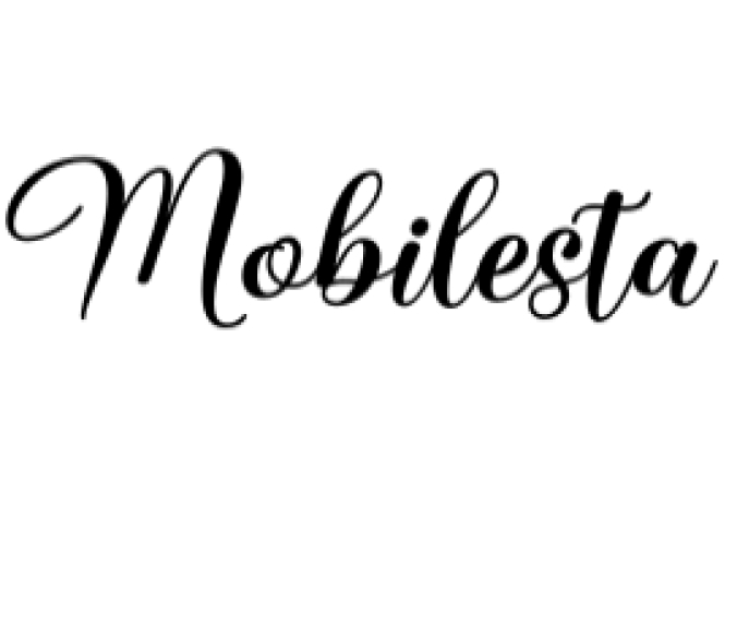 Mobilesta Font Preview